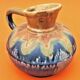 Art Nouveau Ceramist Gilbert Méténier (1876-1957) Jug "blue from Gannat"