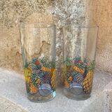 2 vintage glasses