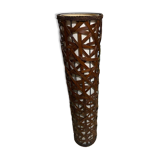 Lampadaire en rotin bambou vintage