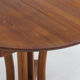Vintage Dyrlund Danish round dining table teak