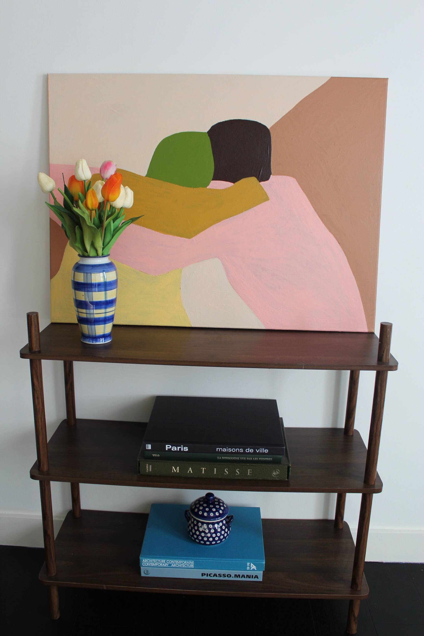 Painting on stretched canvas 80x60cm "in your arms" by bodasca
