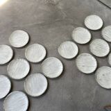 Ensemble assiettes et plats Bazas de Salins 1960