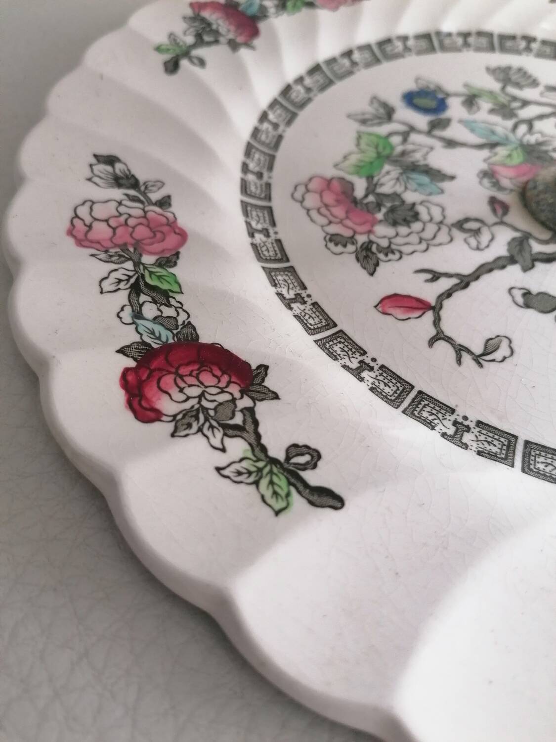 Antique cake stand Fine Staffordshire ware
