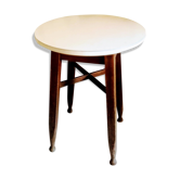 Side able in solid wood and his formica top