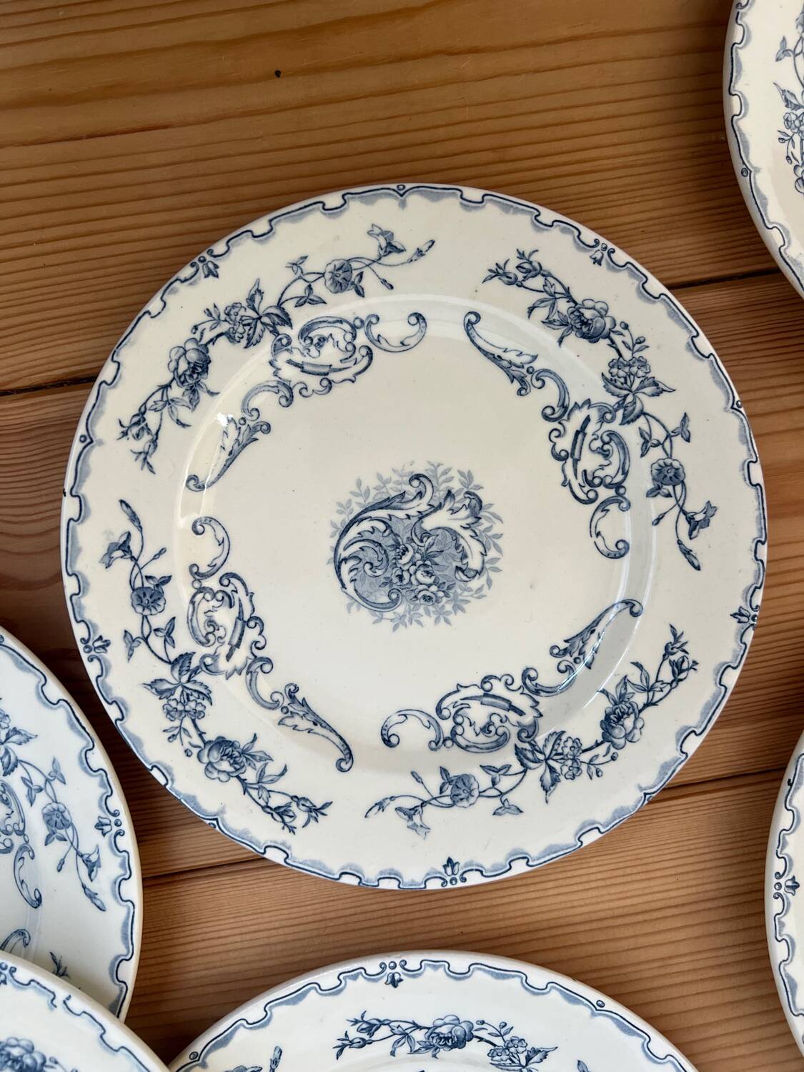 Earthenware soup plates, Moscow model, like new