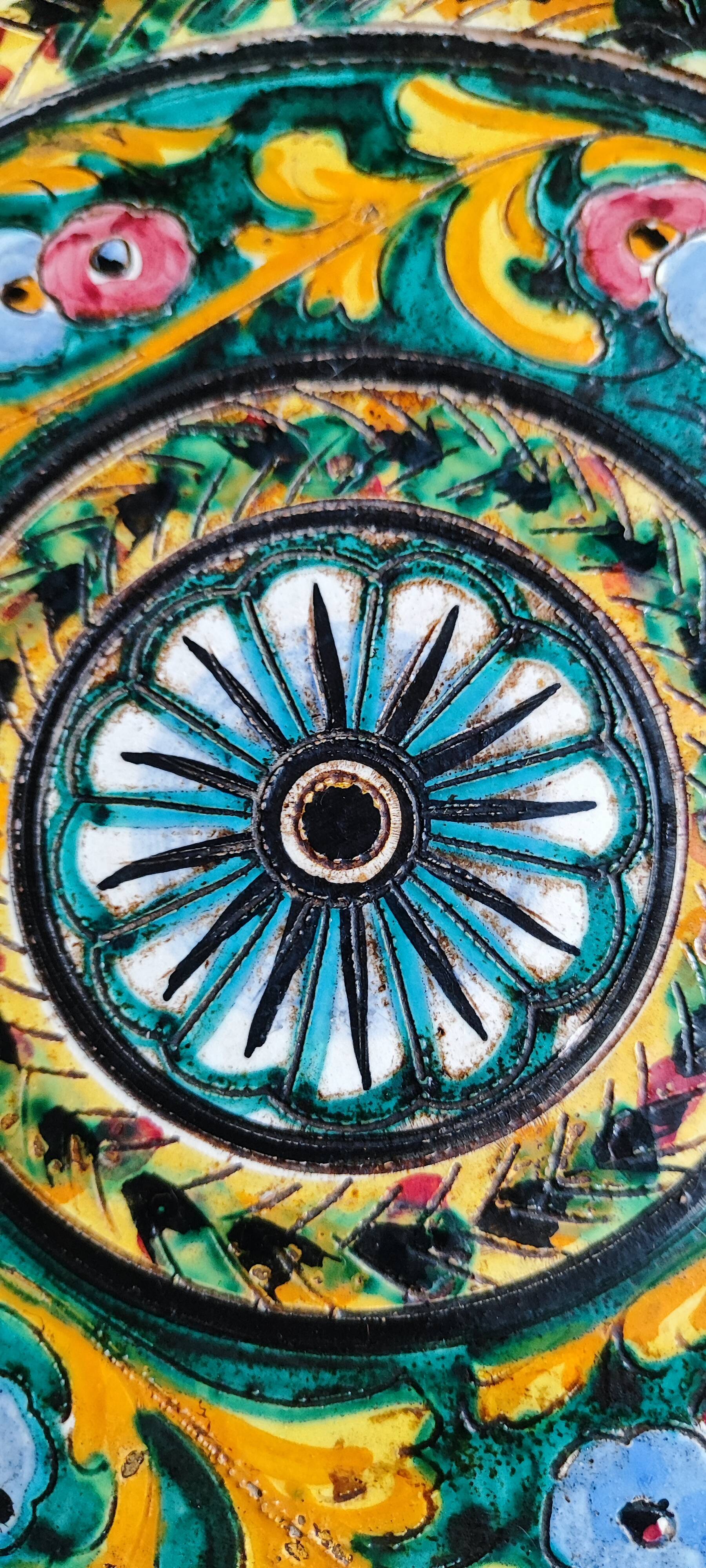 Handmade decorative wall plate