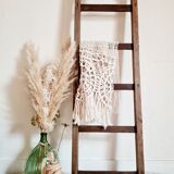 Old wooden farm ladder