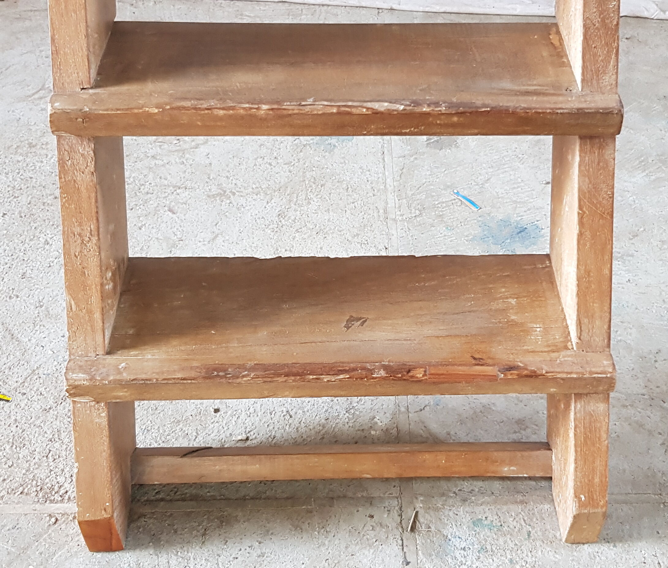 Old staircase in teak