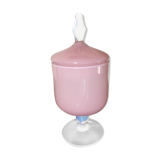 Pink opaline stand candy