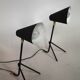 Paire de lampes trépied suédoises, années 1950