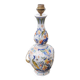 Antique Desvres Style Earthenware Lamp Base