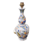 Antique Desvres Style Earthenware Lamp Base