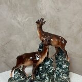 Ceramic Chamois Statue