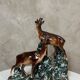Ceramic Chamois Statue