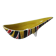 Large tricolour boat-shaped fruit bowl from the 1950s.