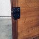 Brutalist Handcrafted Oak 2 Door Cabinet, Belgium, 1950s