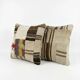Set of 2 vintage kilim cushion covers 51x51 cm