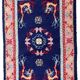 Vintage carpet french soap 90cm x 140cm 1960s