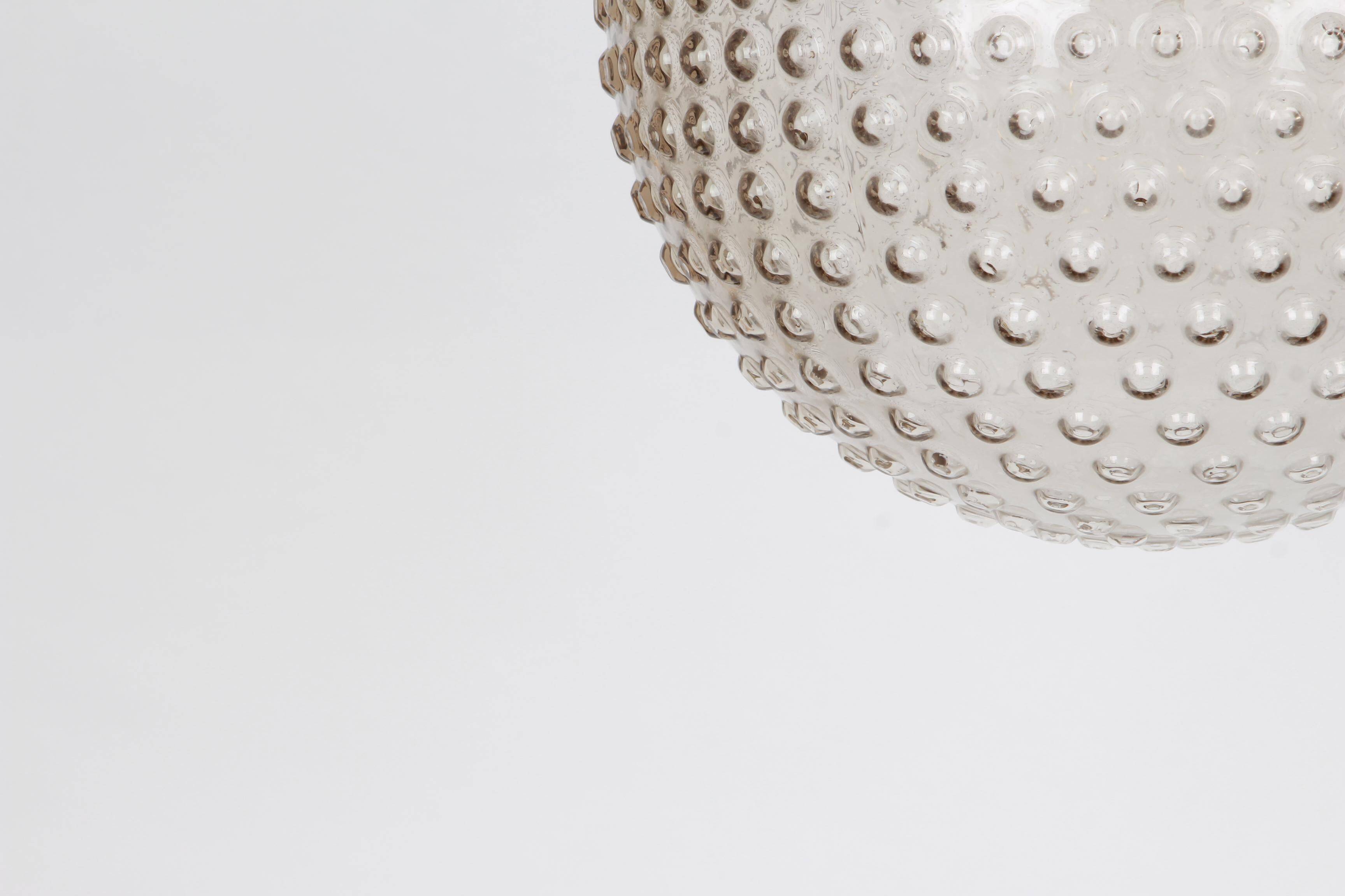 glass pendant lamp designed by Rolf Krüger for Staff, Germany 1970s.