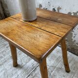 Handcrafted oak stool