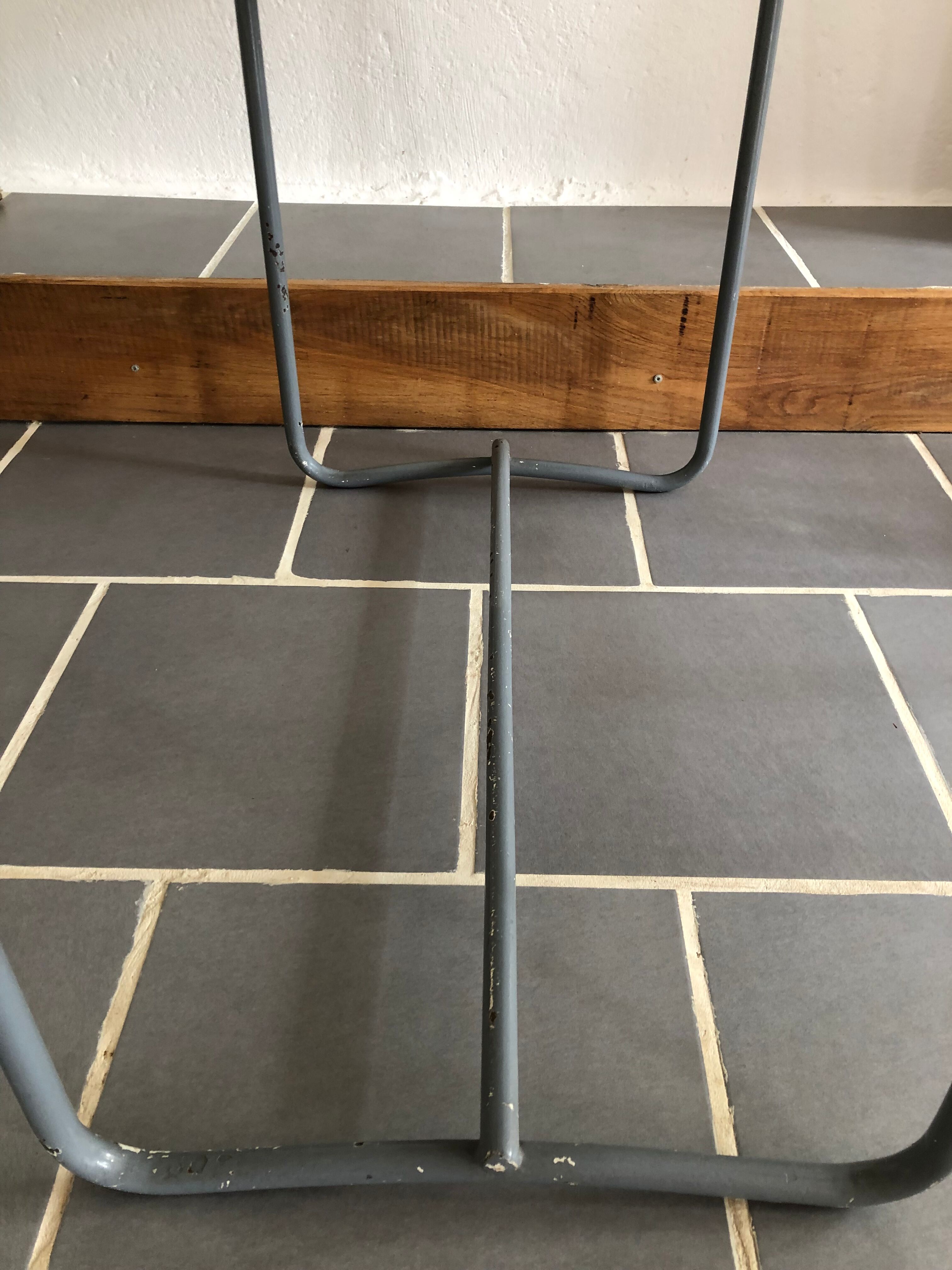 Vintage steel industrial table