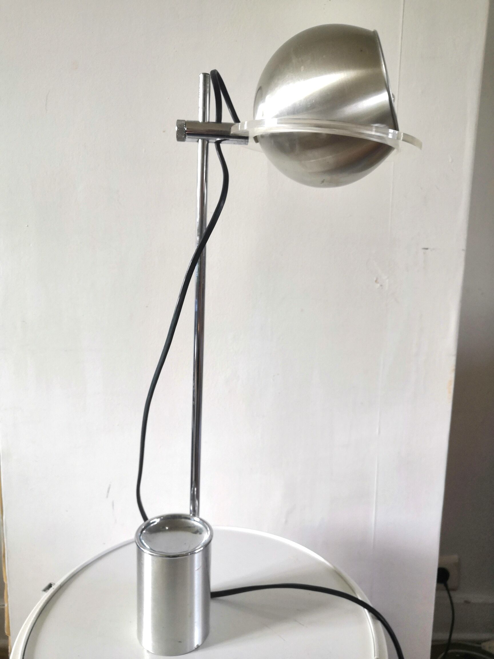 Ashtray lamp eyeball design 70s