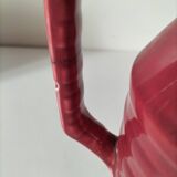 Old raspberry red pitcher from Onnaing, early 20th century.