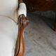 Pair of walnut armchairs mark from the 19th century