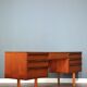 Vintage Avalon Mid Century Teak Desk / Dressing Table. Delivery. Modern / D