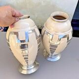 Pair of art deco vases.