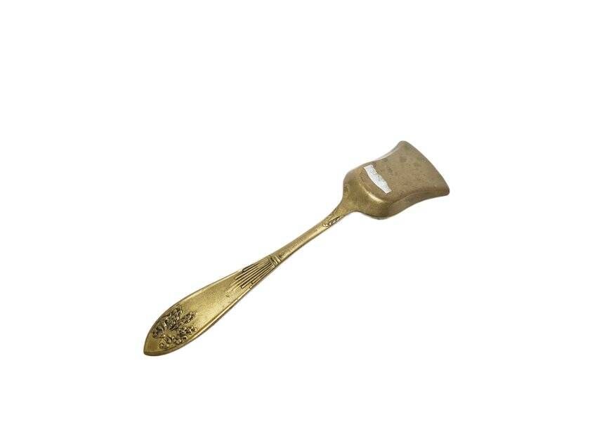 Art Nouveau style sugar bowl spoon by Hersch Mordka Spiro, Poland, 1930s