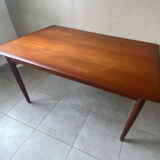 Vintage teak scandinavian signed table