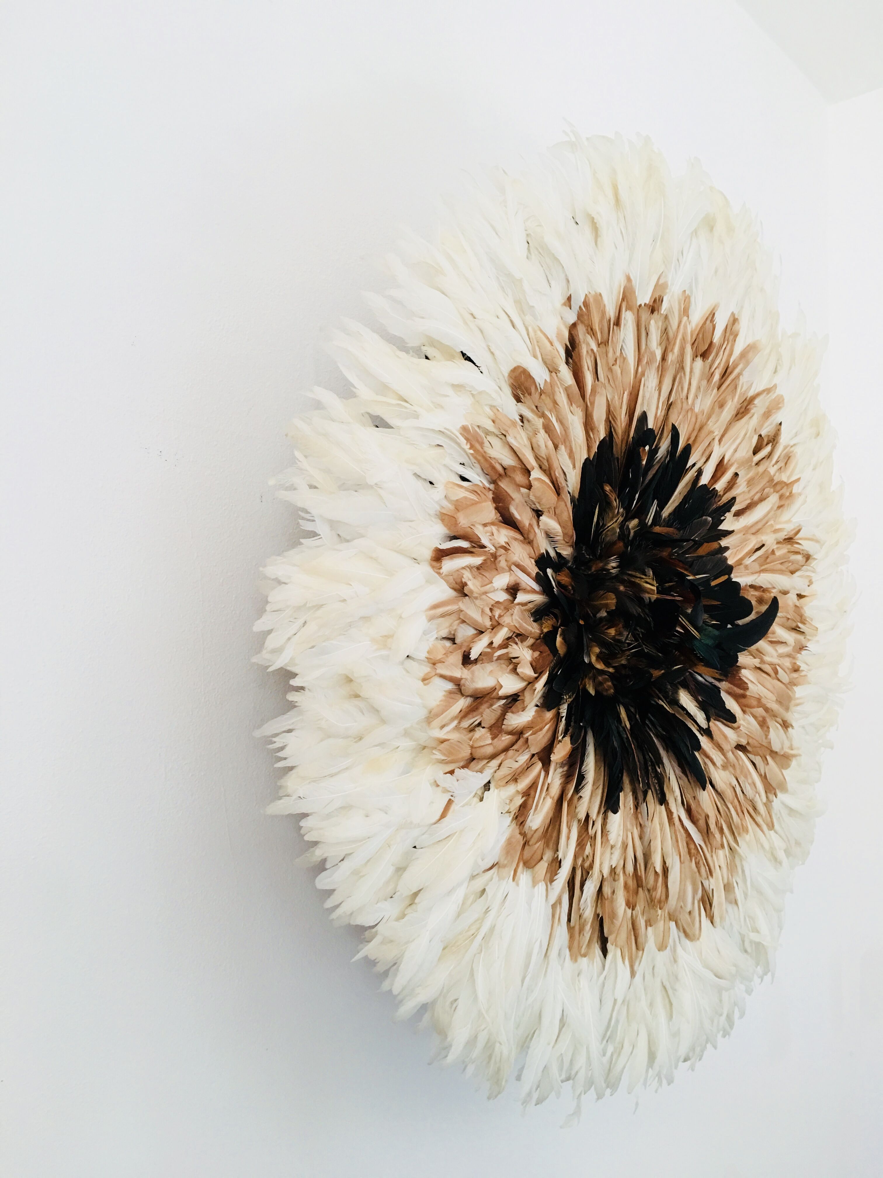 Juju hat white beige black 80cm