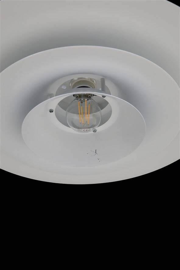 Danish modern design pendant lamp by Form-Light / 1970s / 1980s