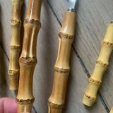Bamboo handle cutlery