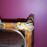 Rattan shelf