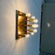 Vintage German Brass Ceiling or Wall Lamp from Sölken, 1970s
