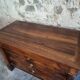 Antique French walnut commode, early 19th century (1800–1830), 4 drawers.