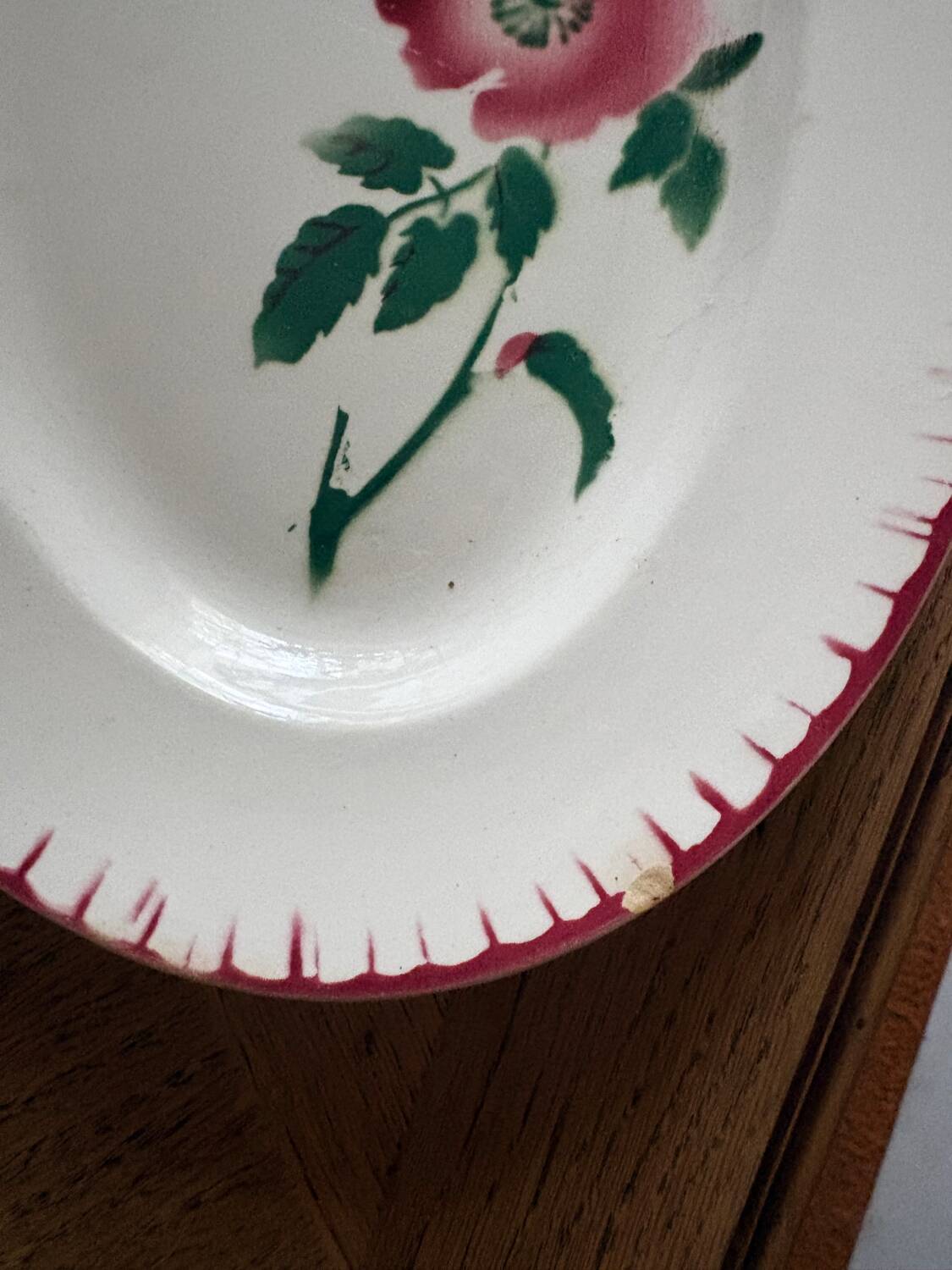 Oval plate Sarreguemines & Digoin