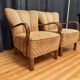 Pair of Art Deco Armchairs, 1940s