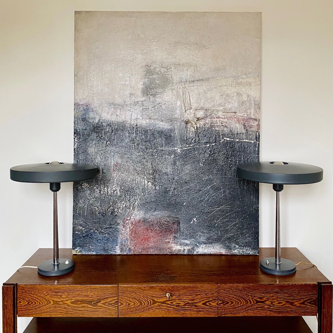 Pair of Timor desk lamps by Louis Kalff