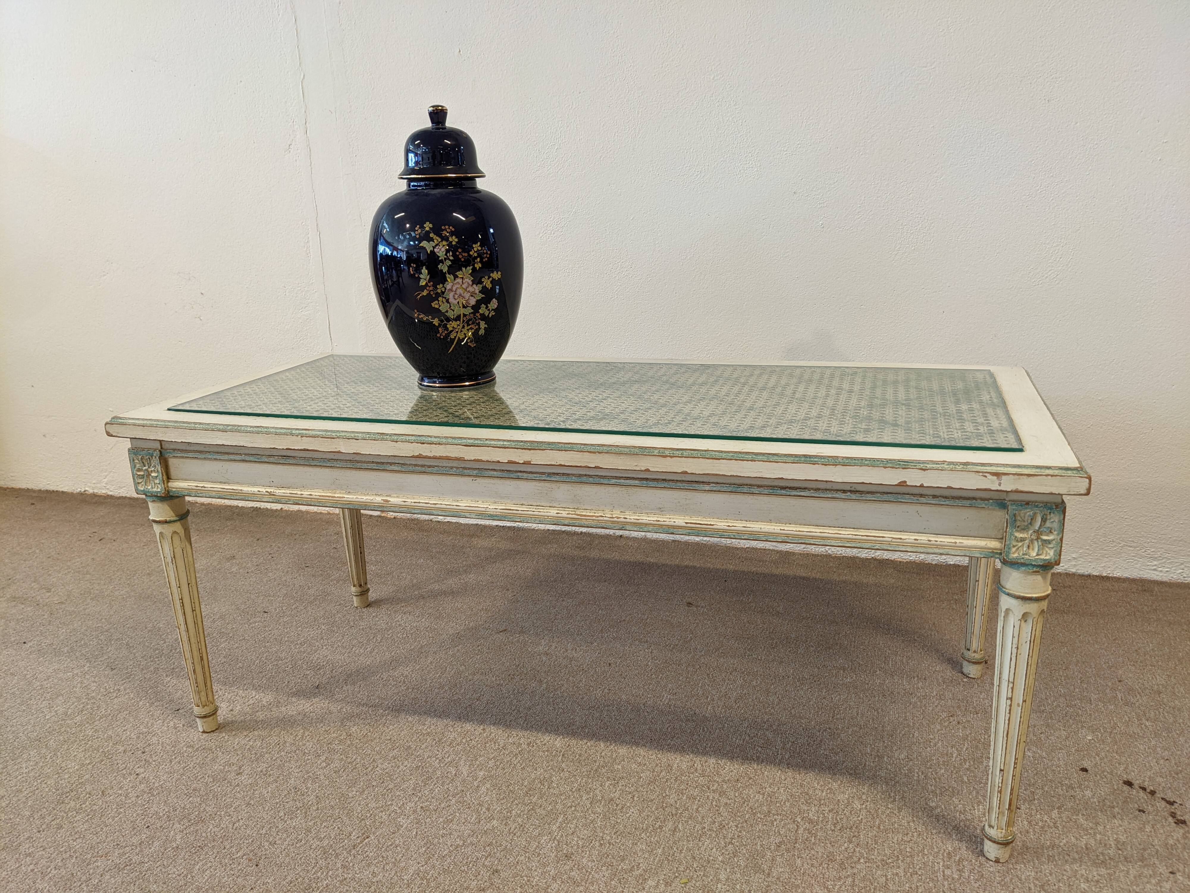 Piano bench louis xvi canné