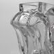Vase en cristal plein "Tulipe" de Lars Hellsten, pour Orrefors, Suède