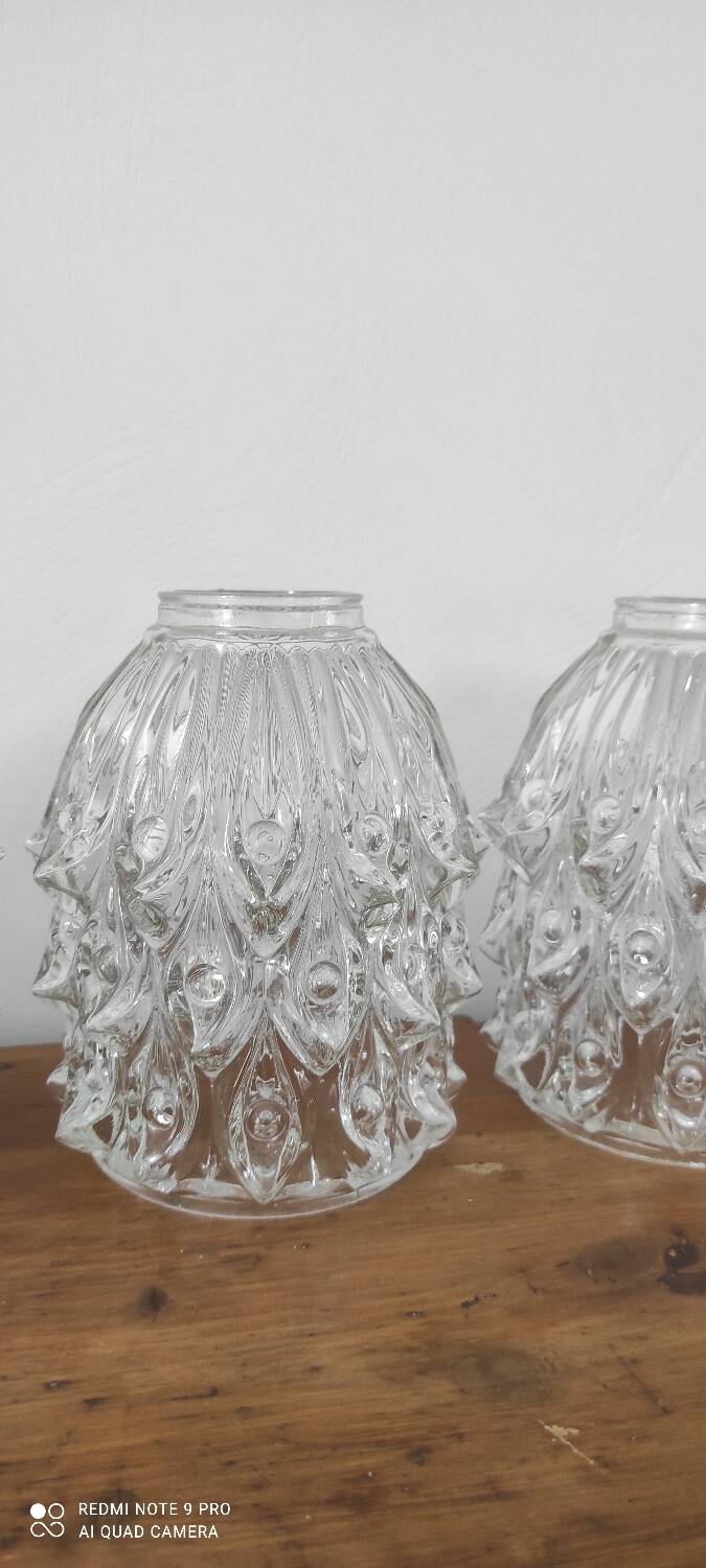 Vintage Glass Suspension Set