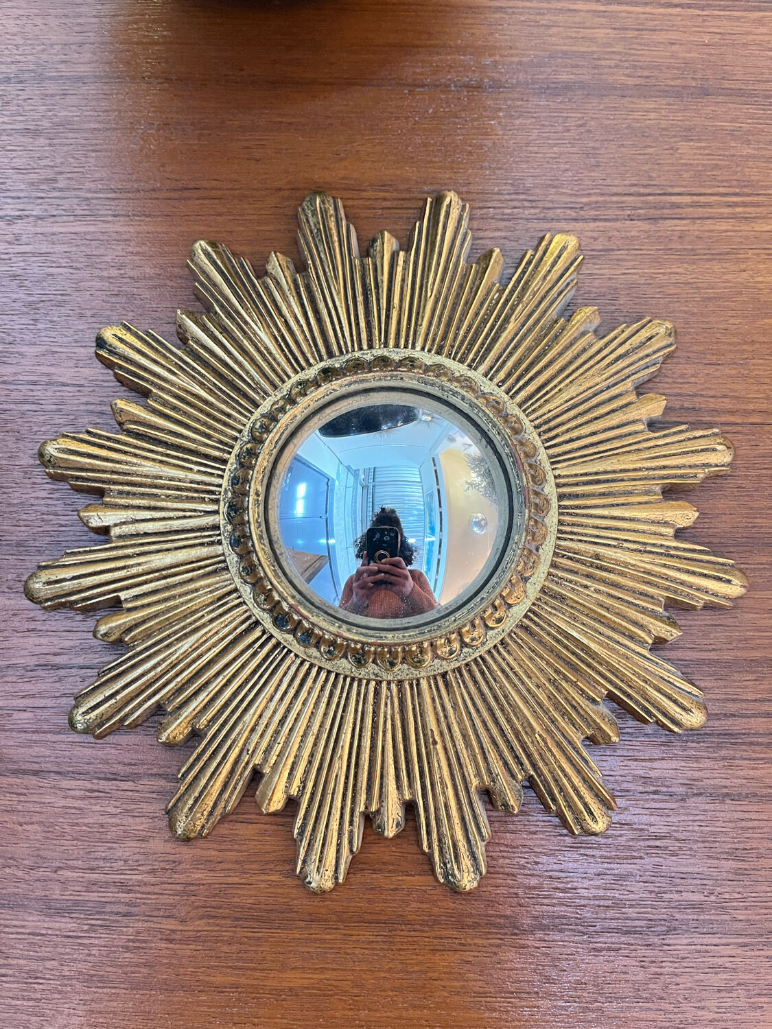 Golden witch mirror 25cm