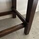 Varnished wooden stool
