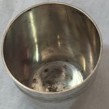 1970 silver metal birth timpani