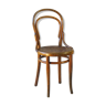 Thonet chair N°14 1/2, flowered wood seat -1900 -