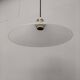 Pair of opaline pendant lights