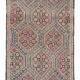 Blue Cream Persian Kilim Runner Rug, 95x313Cm